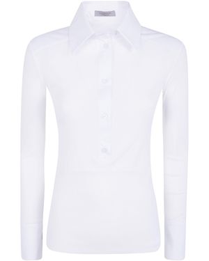 D.exterior D. Exterior Shirt Tulle Popeline "63802 1Bian" - White