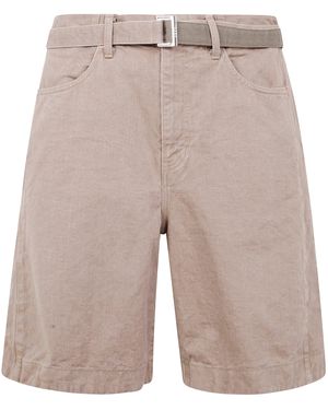 Sacai Denim Shorts - Natural