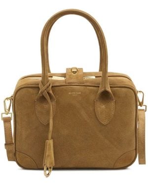 Golden Goose "Vita" Bag Suede Body Nappa Braided Accessories With Anti - Metallic