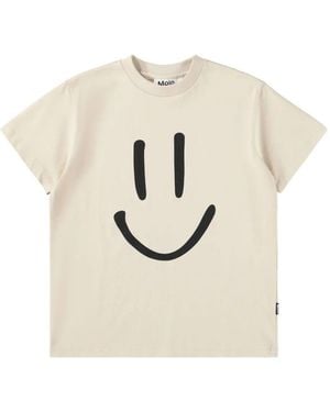 Molo "Roxo" Short Sleeves T-Shirt - Natural