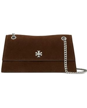 Tory Burch "Kira Turnlock" Shoulder Bag - Brown