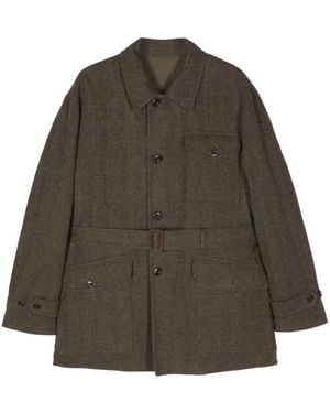 Polo Ralph Lauren Top Coat Rev Walking Single Breasted Clothing - Green