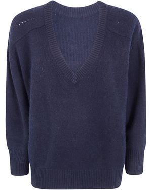 Kujten Sweater V Neck "Divee" - Blue