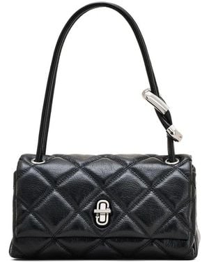Marc Jacobs The Dual Bag Quilted Leather Bag - Black