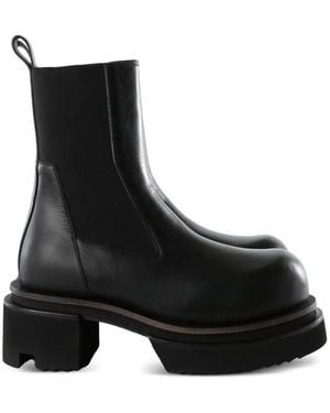 Rick Owens Tower Beatle Bogun Boots - Black