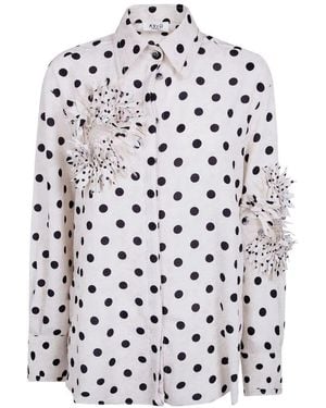 Aviu Pois Embroidered Shirt - White