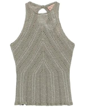 Twinset Round Neck Top - Grey