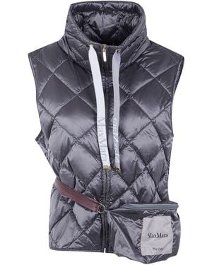 Max Mara "Tregic" Sleeveless Padded Gilet - Black