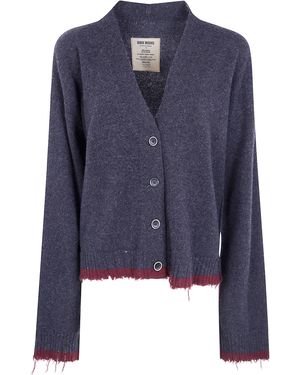 Uma Wang Jumper Cashmere "Over Cardigan" - Blue
