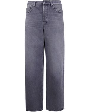 Golden Goose Journey M's Wide Pant Parker Vintage Iron Wash - Blue