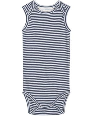 SERENDIPITY ORGANICS Baby Tank Stripe - Blue