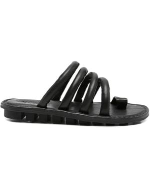 Trippen "Threads" Flat Sandals - Black