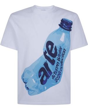 Arte' T-Shirt Graphic "Bottled Graphic" - Blue
