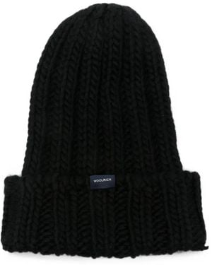Woolrich Hat Chunky Beanie - Black