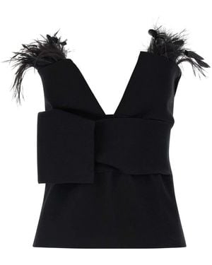 Alberta Ferretti Top - Nero