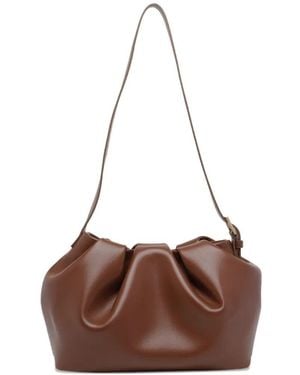 THEMOIRÈ "Athena" Bucket Vegan Fabric Bag - Brown