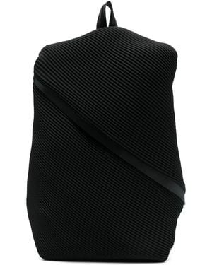 Pleats Please Issey Miyake Pleated Backpack - Black