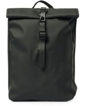 Rains Backpack Rolltop "W3 Rolltop" - Black