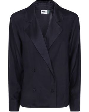 RIXO London "Lorraine" Top - Blue