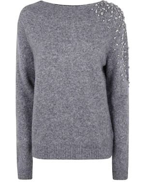 Seventy Boatneck Sweater - Gray