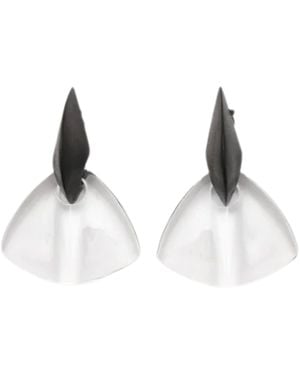 Monies Earrings Transparent "Mani" - Natural