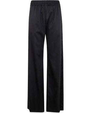 Golden Goose "Journey W's" Jogging Pant Britty Light Twill Wool W Embr - Blue