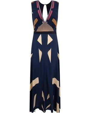 VOLANTIS "Ginko" Evening Dress - Blue