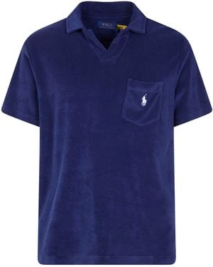 Polo Ralph Lauren Classic Short Sleeves Pockets Polo Shirt - Blue