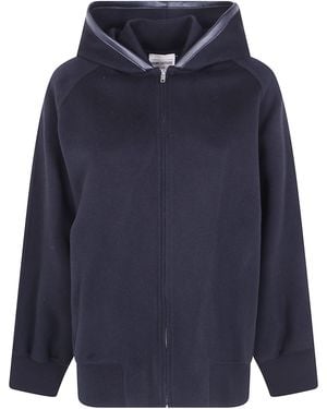 Semicouture Jacket Hooded "Y69" - Blue