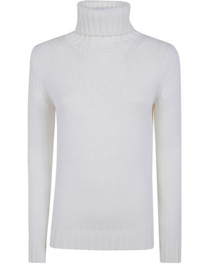 Base London Turtleneck Sweater - White