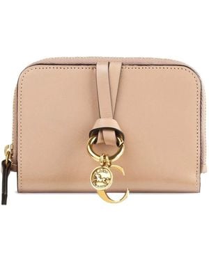 Chloé "Alphabet" Small Wallet - Natural