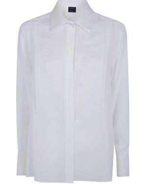 Antonelli Camicia Di Seta "Anice" - Bianco