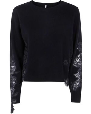 Liviana Conti Faith Jumper With Lace - Black