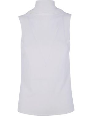 Alberta Ferretti Cape Shirt - White