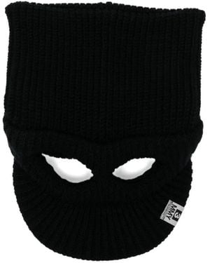 Maison Mihara Yasuhiro Knit Cat Ears Cap - Black