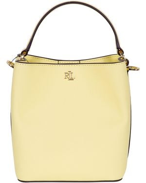 Ralph Lauren Reese Small Bucket Bag - Yellow