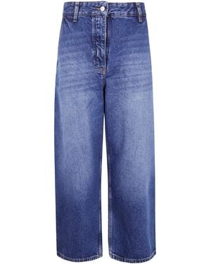 Studio Nicholson Wide Crop Denim - Blue
