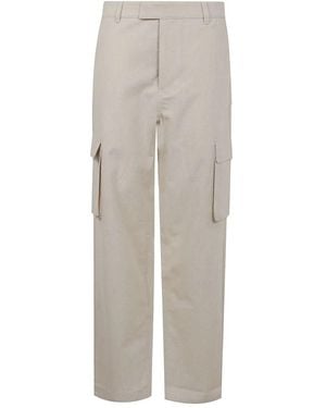 Daily Paper Linen Cargo Pants - Gray