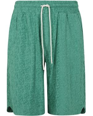 Drole de Monsieur Le Short Monogramme - Green