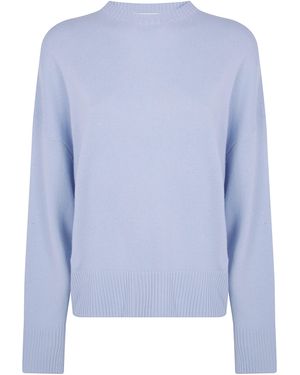 Loulou de Saison Jumper Cashmere "Anton Lds" - Blue