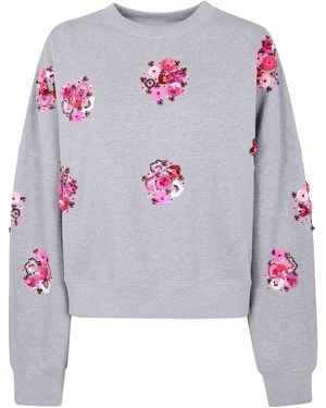 Essentiel Antwerp "Itro" Maglione Ricamato - Grigio