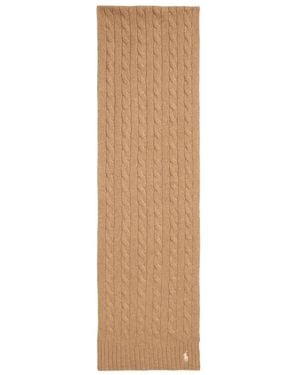 Polo Ralph Lauren Wl Cshmr Oblong Scarf - Neutro