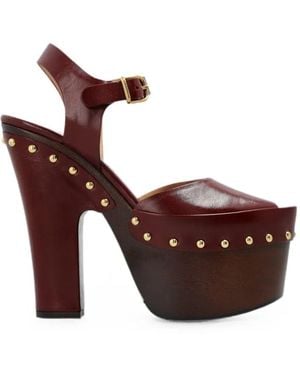 Chloé Sandals High Pump "Meret" - Brown