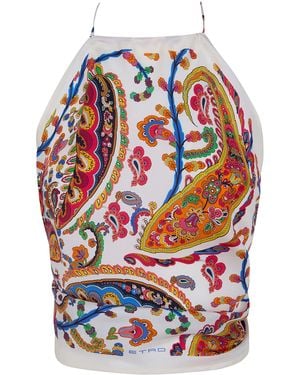 Etro Printed Top - White