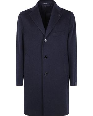 Tagliatore Coat Wool-Cashmere "Medium Bruce" - Blue