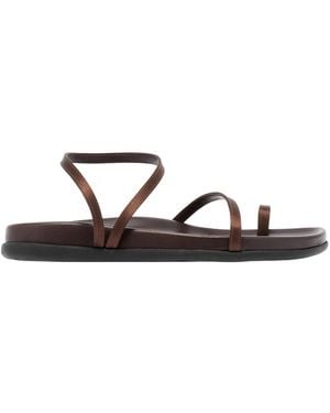 Ancient Greek Sandals Eleftheria Footbe Flat Sandals - White