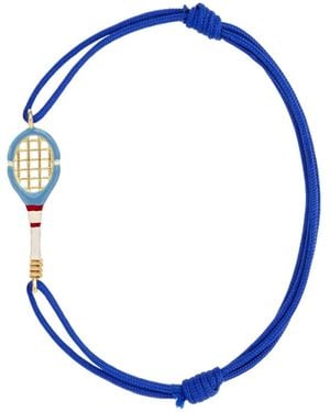 Aliita "Tennis" Cord Bracelet - Blue