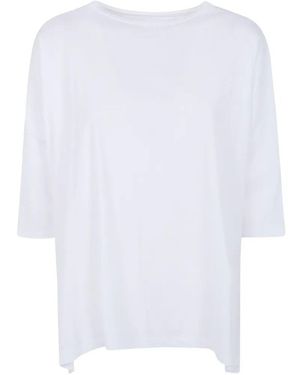 Labo.art Labo. Art Franca Jap Cotton Round Neck Sweater - White