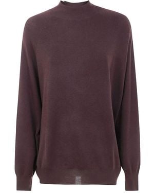 Aspesi Mod.3975 Maglione A Maniche Lunghe - Viola