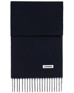 Jil Sander Scarf - Blue